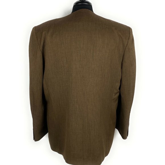 Alberto Celini Blazer Mens Brown 4 Button - Picture 4 of 7